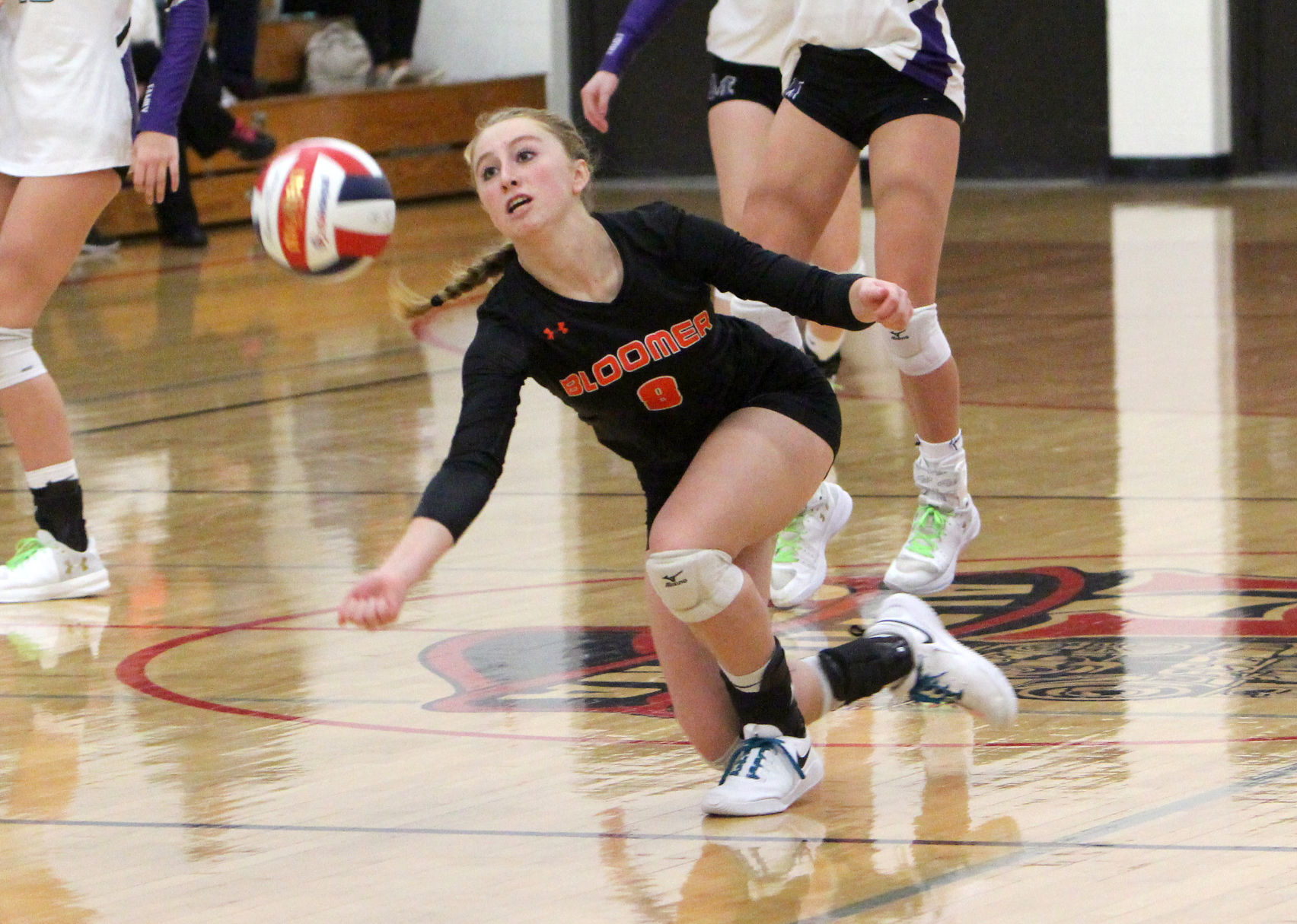 Bloomer volleyball vs Mosinee 10-27-18